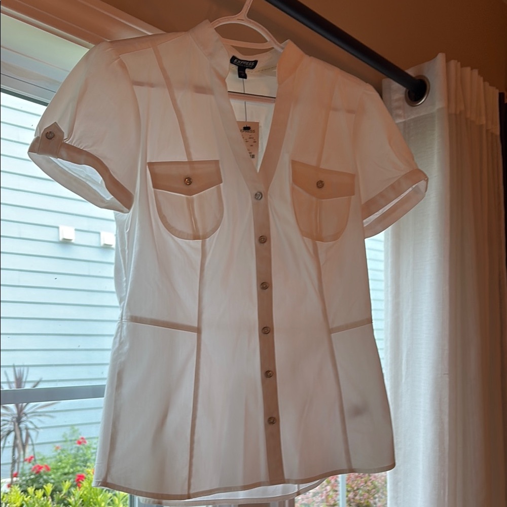 Express White Blouse